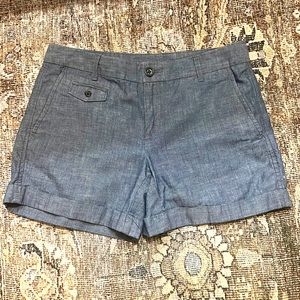 BANANA REPUBLIC Dress Shorts Soft Denim Fabric size 4